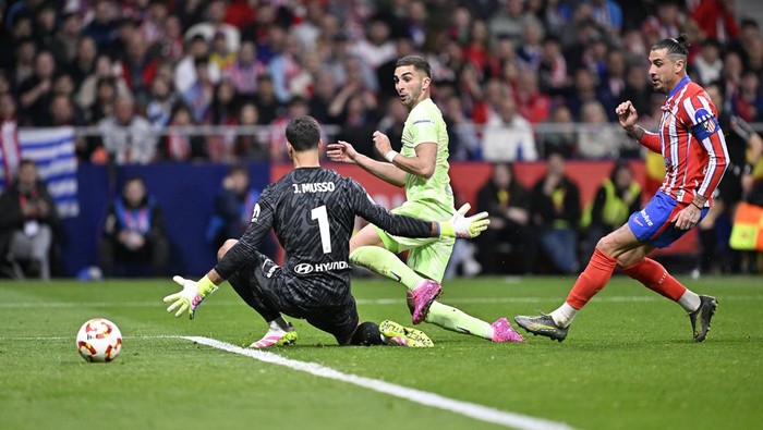Momen gol Ferran Torres.